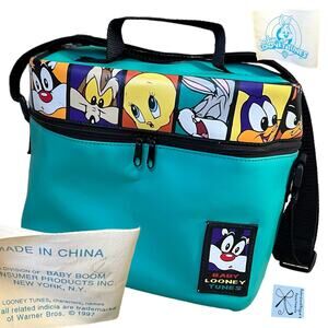 Warner Bros. Baby Looney Tunes 1997 Kidcore Zip-Around Soft Lunchbox